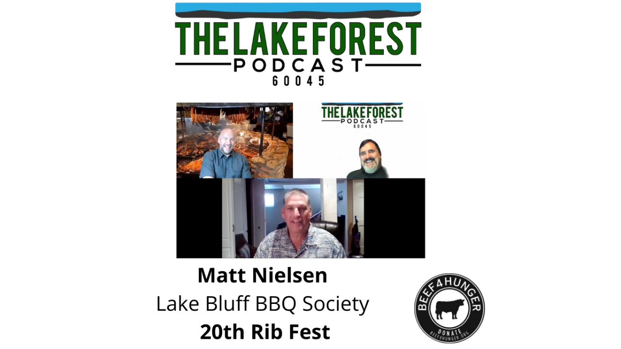 Matt Nielsen from The Lake Bluff BBQ Society Rib Fest The